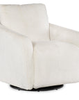 CC - Bonnie Swivel Chair With Power Footrest - White