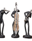 Musicians - Decorative Figurines (Set of 3) - Black