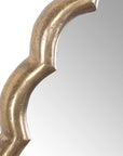 Cerrito - Round Mirror - Antique Brass