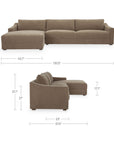 Farrow - Left Sectional - Taupe