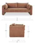 Moore - Sofa - Heritage Pink