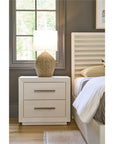 Oasis - Shoreline Storage Nightstand - White
