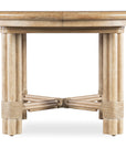 Retreat - Pole Rattan Round Dining Table With 1-20in Leaf