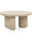 Vander - Solid Wood Round Coffee Table