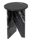 Grace - Marble Accent Table - Black
