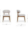 Ellie - Dining Chair - Oatmeal