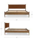 Crosby - King Bed - Brown