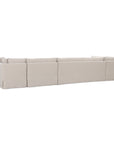 Fable - Slipcover Dining Banquette U-Shape Sectional - Beige