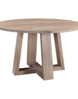 Tanya - Round Dining Table - Gray