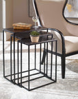 Coreene - Iron Nesting Tables (Set of 3)