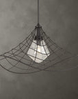Whirlwind - 1 Light Indoor-Outdoor Pendant - Dark Bronze