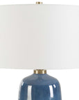 Brae - Glaze Table Lamp - Blue