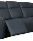 MS - Riverton Power Sofa With Power Headrest And Lumbar - Black