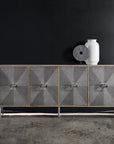 Melange - Zola Four-Door Credenza - Light Brown