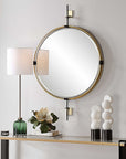 Guardrail - Round Mirror - Gold