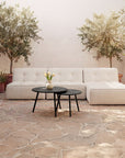 Kari - Outdoor Nesting Coffee Table - Black