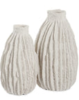 Ivory Ridge - Vases (Set of 2) - White