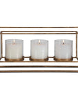 Wenman - Triple Candleholder - Gold