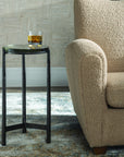 Eternity - Iron & Glass Accent Table