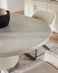 Modern Mood - Round Dining Table With 1-18in Leaf
