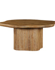 Alvaro - 65" Dining Table - Golden Wheat