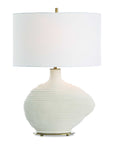 Duostacked - Ceramic Table Lamp - White