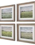 Quiet Meadows - Framed Prints (Set of 4)