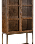 Melange - Mulholland Display Cabinet - Dark Brown