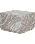 Lou - Outdoor Coffee Table - Light Brown / Beige