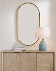 Torrado - Oval Mirror - Brass