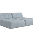 Sunseeker - 2 Piece Outdoor Sun Lounger - Light Blue