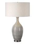 Dinah - Textured Table Lamp - Gray