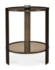Hanson - Side Table - Bronze & Dark Glass