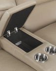 MS - Nelson Zero Gravity Power Console Loveseat With Power Headrests And Lumbar