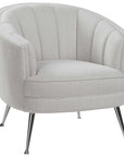 Janie - Mid-Century Accent Chair - White