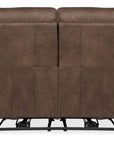 MS - Duncan Power Loveseat With Power Headrest & Lumbar - Dark Brown