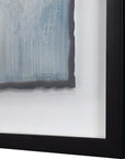 Glimmering Agate - Abstract Prints (Set of 2) - Blue