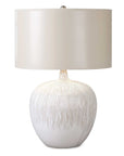 Georgios - Textured Ceramic Lamp - White