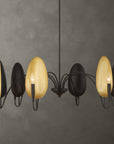 Warwick - 6 Light Chandelier - Matte Black