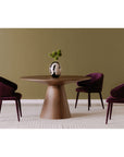 Otago - 54" Round Dining Table - Natural Walnut