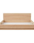 Round Off - King Bed - Natural Oak