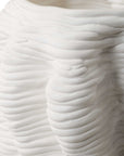 Stratified - Matte Vase - White
