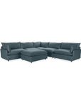 Caplan - 6 Piece Modular Sectional With Ottoman