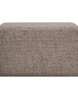 Kelce - Woven Checkered Ottoman - Brown