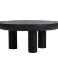 Rocca - Cement Coffee Table - Black