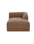 Isla - Right Arm Facing Chaise - Light Brown