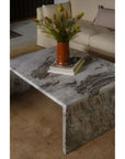 Rosa - Coffee Table Torrento Marble - Brown / Beige