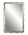 Aneta - Scalloped Mirror - Gold