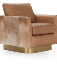 Lathe - Leather/Hide Accent Chair