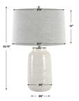 Odawa - Farmhouse Table Lamp - White